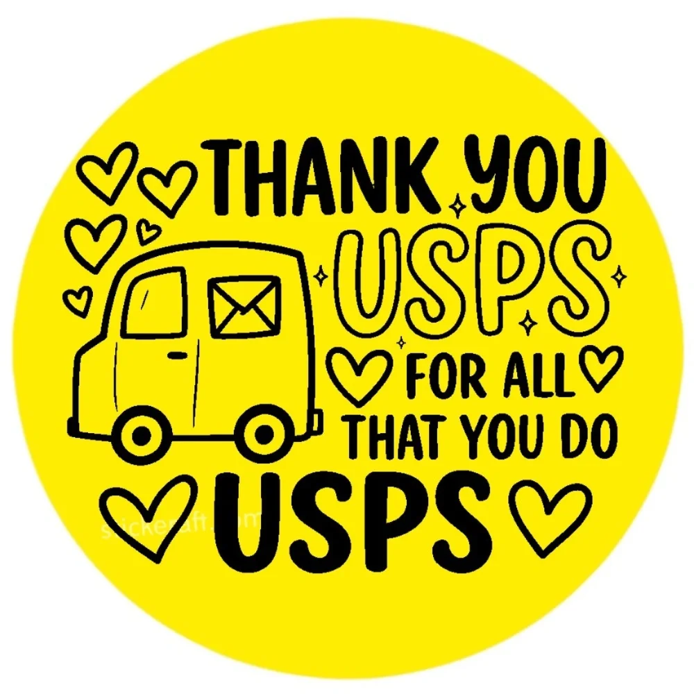 Thank You USPS Stickers for Packages & Envelopes – 2